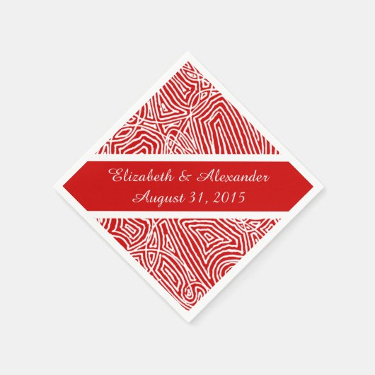 ダイアモンドの落書き スタンダードカクテルナプキン (角)