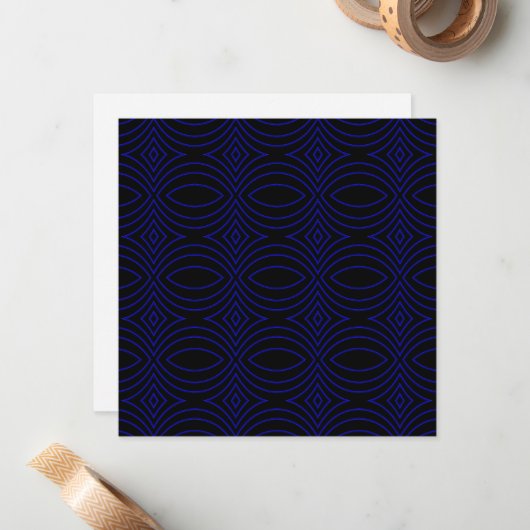 ダイアモンドアイズモダンアーポップ・アートのト抽象芸術 ノートカード (正面/裏面インサイチュ)