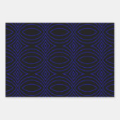 ダイアモンドアイズモダンアーポップ・アートのト抽象芸術 ラッピングペーパーシート (正面3)