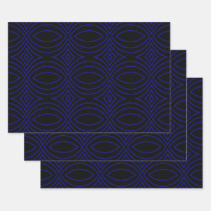 ダイアモンドアイズモダンアーポップ・アートのト抽象芸術 ラッピングペーパーシート