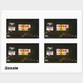 ダイアモンドインラスベガス 長方形シール (シート)