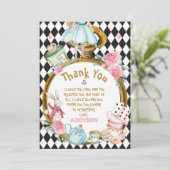 ダイアモンドウォッチアリスワンダーランドサンキューカード 招待状 (スタンド正面)