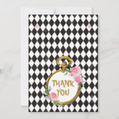 ダイアモンドウォッチアリスワンダーランドサンキューカード 招待状 (裏面)