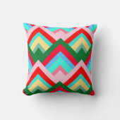 ダイアモンドカラフルマウンテンピーク クッション (正面)