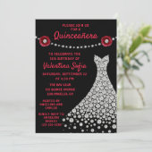 ダイアモンドゴーンドブルガンディバラキンセモダンーニェラ 招待状 (スタンド正面)