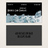 ダイアモンドジェムストーンジュエリーラインストーン (正面&裏面)