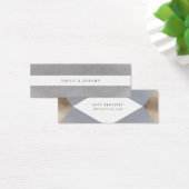 ダイアモンドジオメトリックグレー金ゴールドギャツビーギフトレジストリ (デスク)