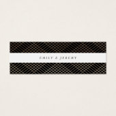 ダイアモンドジオメトリックブラック金ゴールドギャツビーギフトレジストリ (正面)