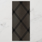 ダイアモンドジオメトリックブラック金ゴールド結婚ギャツビー プログラム (裏面)