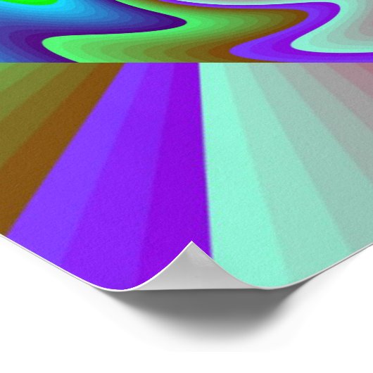 ダイアモンドジグザグ ポスター (角)