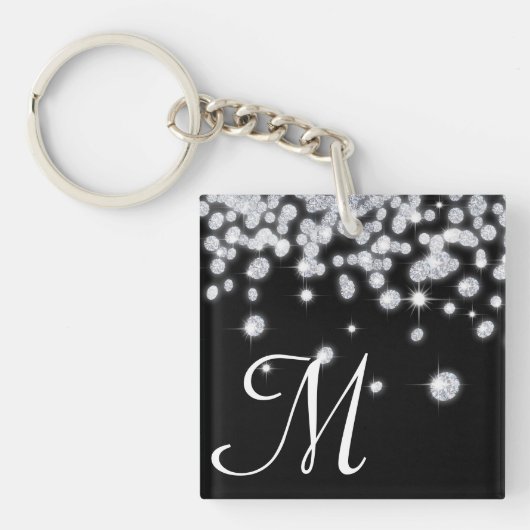 ダイアモンドジュエリージュエリーグリッツグラムグラモキーチェーン キーホルダー (正面)