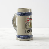 ダイアモンドジュビリー1952年~2012年スタイン ビールジョッキ (正面左)