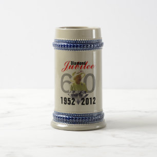 ダイアモンドジュビリー1952年~2012年スタイン ビールジョッキ