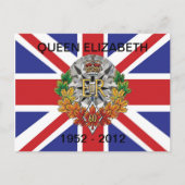 ダイアモンドジュビリー2012 60周年記念はがき ポストカード (正面)