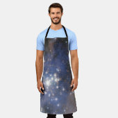 ダイアモンドスターズインカリナネブラハッブル宇宙 エプロン (着用した状態)