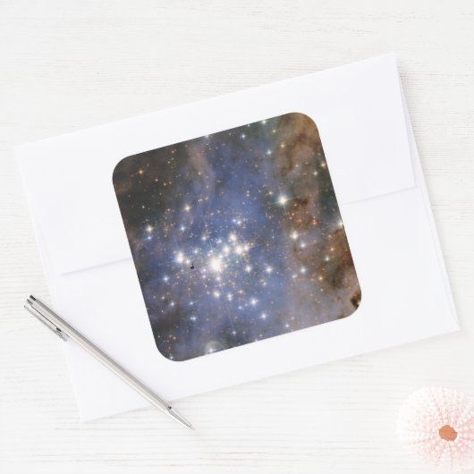 ダイアモンドスターズインカリナネブラハッブル宇宙 スクエアシール (封筒)