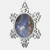 ダイアモンドスターズインカリナネブラハッブル宇宙 スノーフレークピューターオーナメント (右)