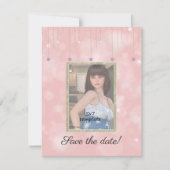 ダイアモンドチェーングリッタースウィート16写真 招待状 (正面)