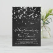 ダイアモンドチョーク結婚ボード記念日招待状 招待状 (スタンド正面)