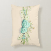 ダイアモンドティアラバラレース可愛い反射可能な枕 アクセントクッション (正面(垂直))