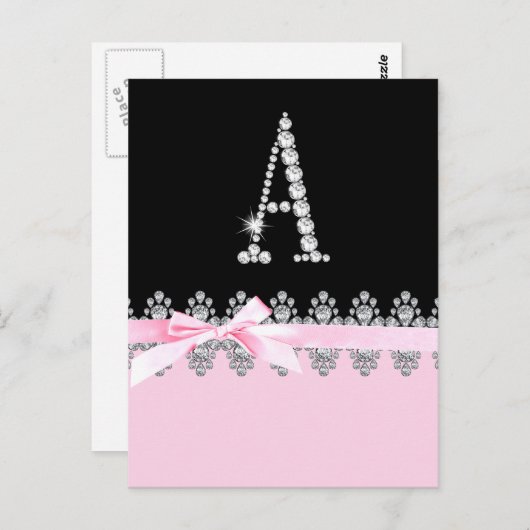 ダイアモンドデリライニシャル:A ポストカード (正面/裏面)