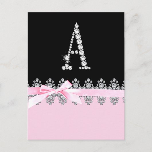 ダイアモンドデリライニシャル:A ポストカード (正面)