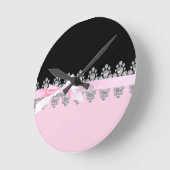 ダイアモンドデリラ ラウンド壁時計 (傾斜)