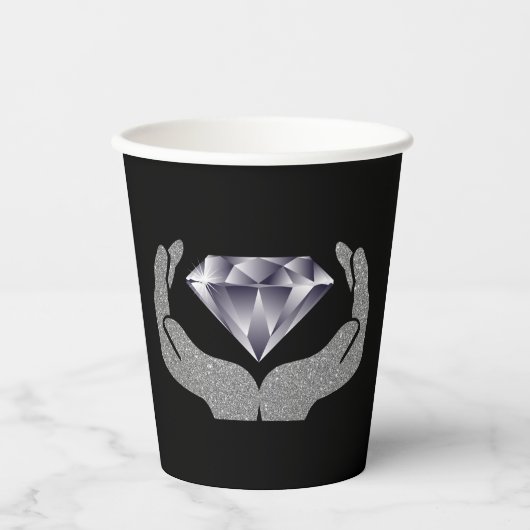 ダイアモンドハンズクーラーボックス 紙コップ (正面)