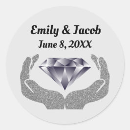 ダイアモンドハン結婚ズ ラウンドシール