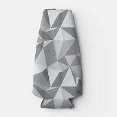 ダイアモンドパターン – 抽象芸術ポリゴン ボトルクーラー (正面)