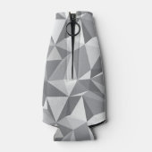 ダイアモンドパターン – 抽象芸術ポリゴン ボトルクーラー (裏面)