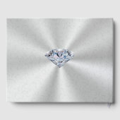 ダイアモンドパーソナライズされたゲストブックfor your大事な行事 ゲストブック (裏面)