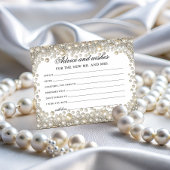 ダイアモンドパールアドバイスアンドウィーズブライダルシャワーカード