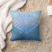 ダイアモンドブルーシー クッション (ブランケット)