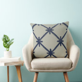 ダイアモンドプラス海軍とトープ クッション (椅子)