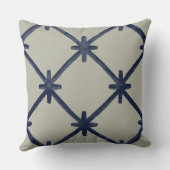 ダイアモンドプラス海軍とトープ クッション (裏面)