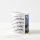 ダイアモンドヘッドライトハウス、オアフ、ハワイ・マグ コーヒーマグカップ (中央)