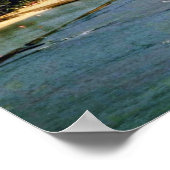 ダイアモンドヘッド – ワイキキビーチオアフ ポスター (角)