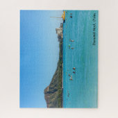 ダイアモンドヘッドfrom Waikiki,オアフ ジグソーパズル (縦)