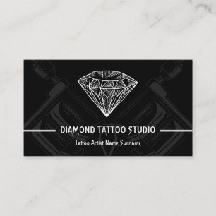 ダイアモンドミニマルブモダンラックTattoo Studio 名刺