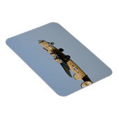 ダイアモンドリルB-24爆撃機、オシュコシに上陸し、 マグネット (右側)