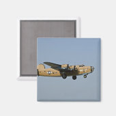 ダイアモンドリルB-24爆撃機、オシュコシに上陸し、 マグネット (正面/裏面)