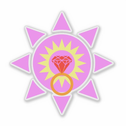 ダイアモンドリング シール (正面)