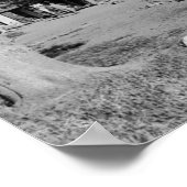 ダイアモンドレイク,オレゴン州ビーチ泳ぐ人写真 ポスター (角)