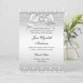 ダイアモンドレース&ボーシルバーバプテスマ招待状 招待状 (スタンド正面)