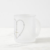 ダイアモンドロザリオ – Hail Mary Full of Grace フロストグラスマグカップ (正面右)