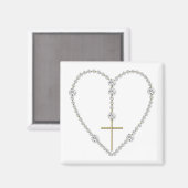 ダイアモンドロザリオ – Hail Mary Full of Grace マグネット (正面/裏面)