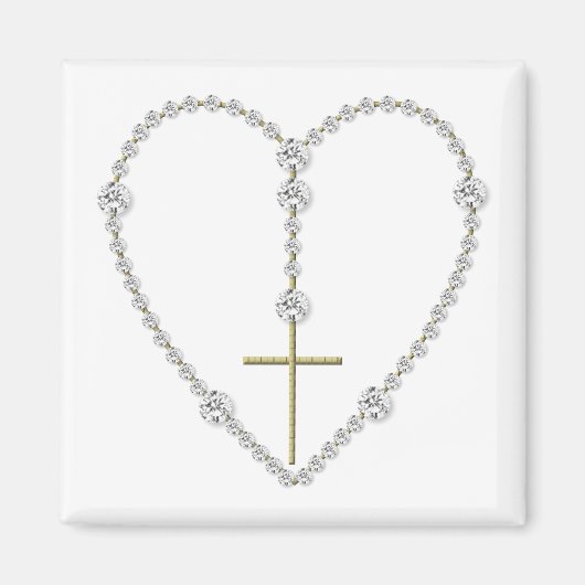 ダイアモンドロザリオ – Hail Mary Full of Grace マグネット (正面)