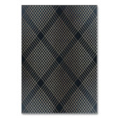 ダイアモンド幾何学海軍金ゴールド結婚ギャツビー テーブルナンバー (裏面)