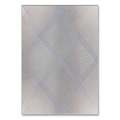 ダイアモンド幾何学灰色の金ゴールド結婚ギャツビー テーブルナンバー (裏面)